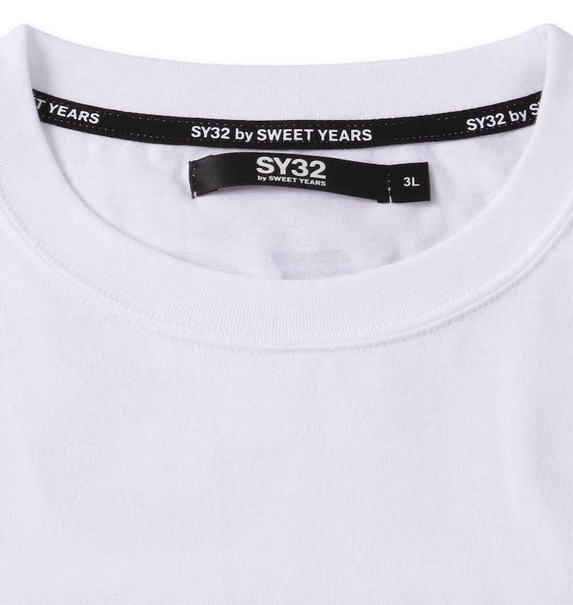 大きいサイズ メンズ SY32 by SWEET YEARS (エスワイサーティトゥバイスィートイヤーズ) ジョカトーレ長袖Tシャツ 襟裏消臭テープ