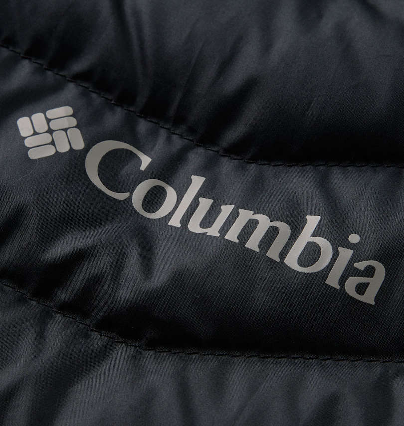 大きいサイズ メンズ Columbia (コロンビア) ウエストリッジダウンジャケット 胸プリント