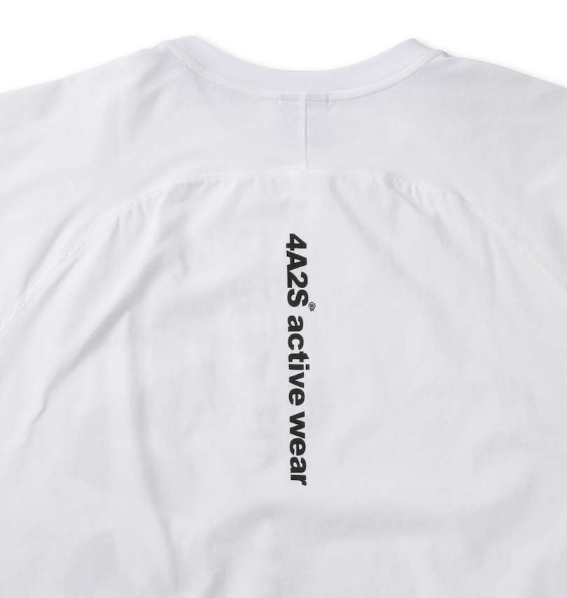 大きいサイズ メンズ 4A2S (フォーエーニエス) VERTICALロゴ半袖Tシャツ バックプリント