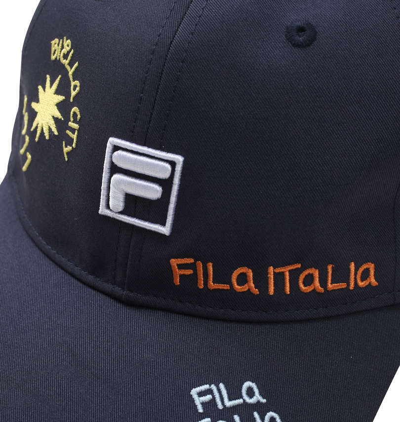 大きいサイズ メンズ FILA GOLF (フィラゴルフ) 飛び柄刺繍キャップ 刺繍