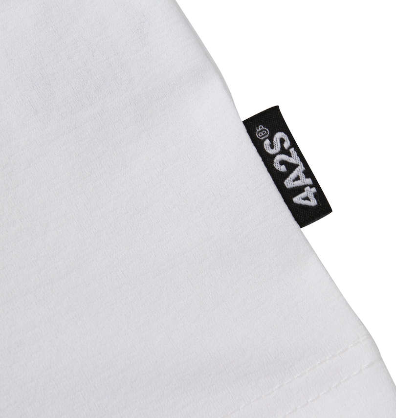 大きいサイズ メンズ 4A2S (フォーエーニエス) VERTICALロゴ半袖Tシャツ 裾ピスネーム