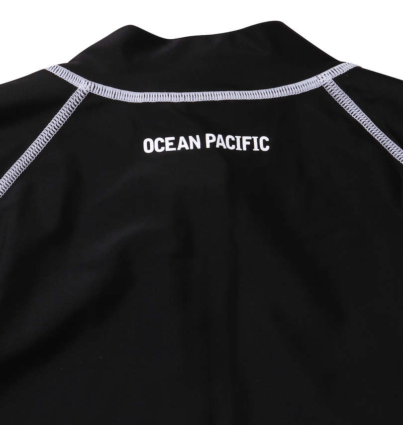 大きいサイズ メンズ OCEAN PACIFIC (オーシャンパシフィック) 半袖フルジップラッシュガード バックプリント拡大