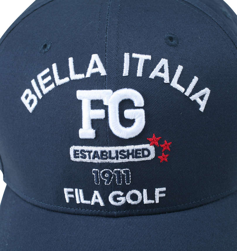 大きいサイズ メンズ FILA GOLF (フィラゴルフ) 柔らかツバキャップ 刺繍