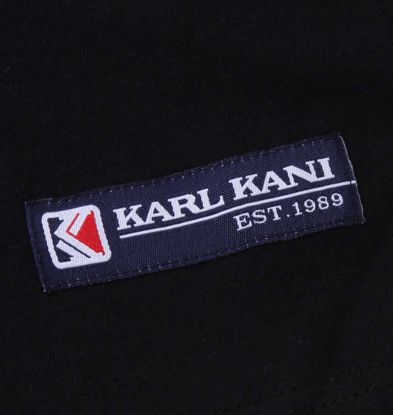 大きいサイズ メンズ KARL KANI (カール カナイ) 天竺半袖Tシャツ 左裾のピスネーム