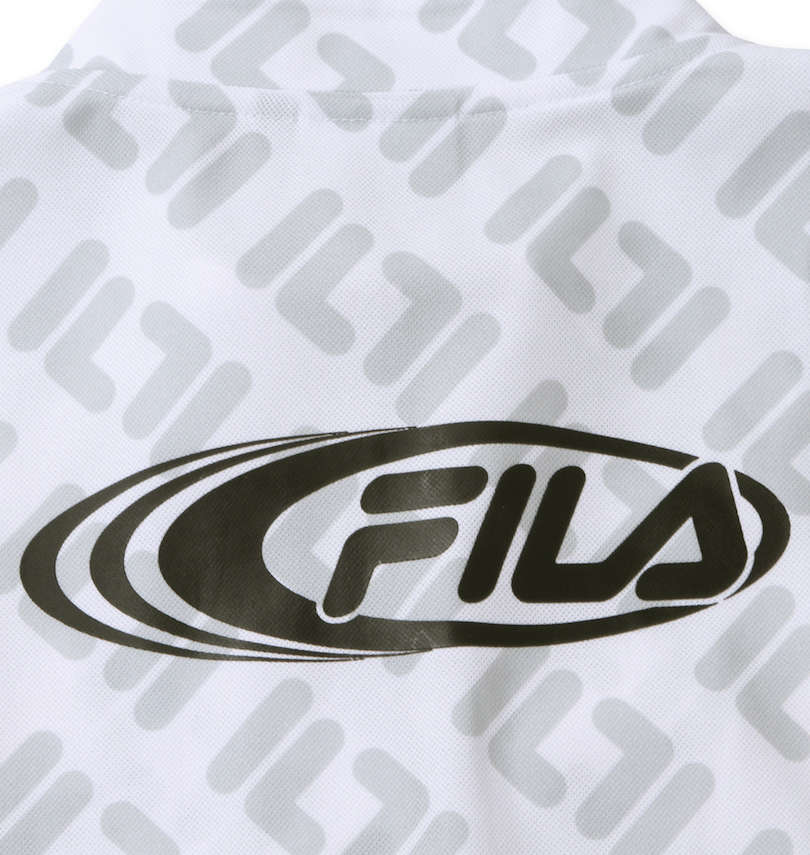 大きいサイズ メンズ FILA GOLF (フィラゴルフ) ハーフジップ長袖シャツ バックプリント