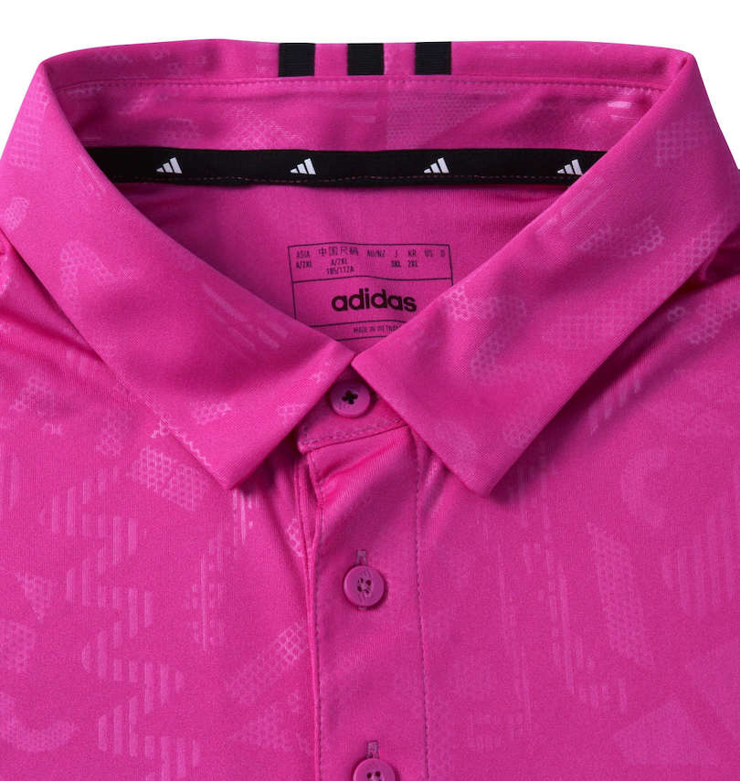 大きいサイズ メンズ adidas golf (アディダスゴルフ) エンボスプリント半袖B.Dシャツ 