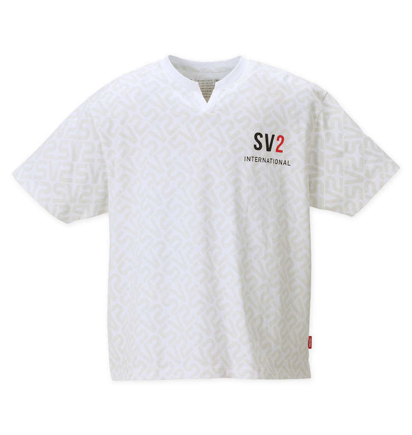 大きいサイズ メンズ SEVEN2 (セブンツー) スキッパー半袖Tシャツ 