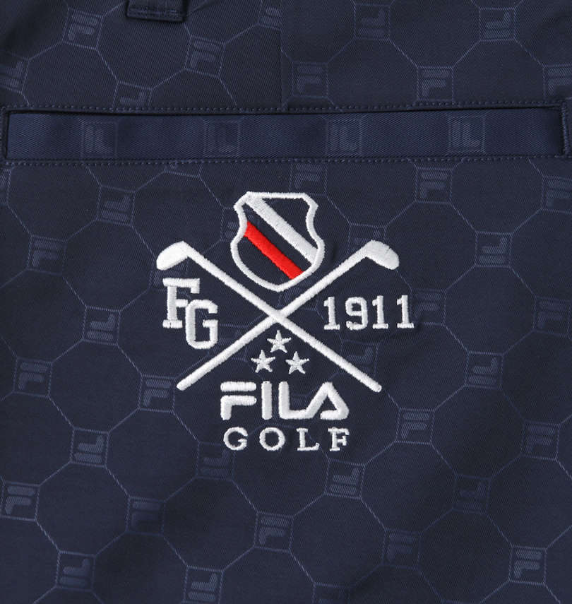 大きいサイズ メンズ FILA GOLF (フィラゴルフ) ストレッチツイルパンツ バックポケット刺繍
