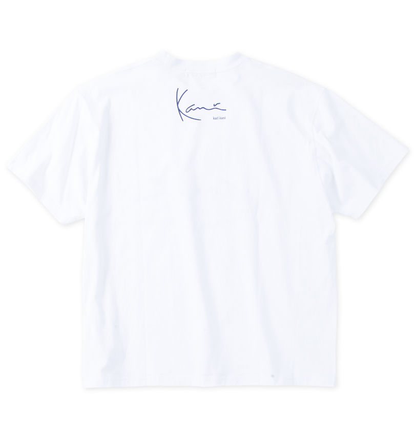 大きいサイズ メンズ KARL KANI (カール カナイ) 天竺半袖Tシャツ バックスタイル