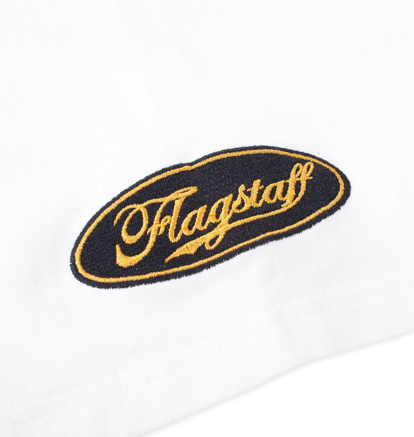大きいサイズ メンズ FLAGSTAFF×PEANUTS (フラッグスタッフ) スヌーピーコラボ半袖Tシャツ 袖
