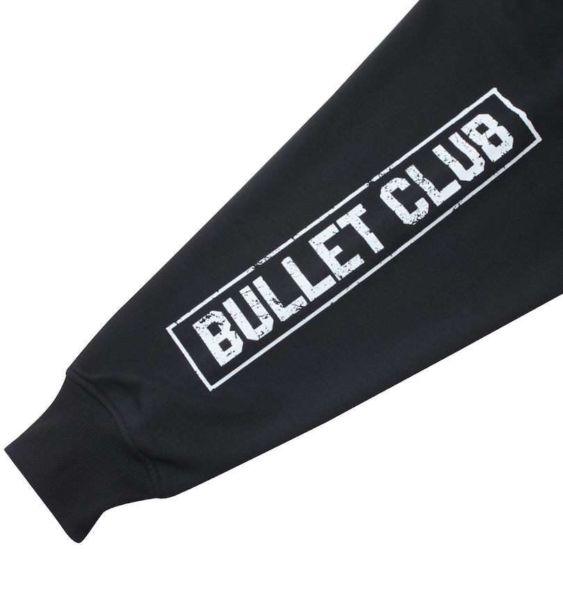 大きいサイズ メンズ 新日本プロレス (シンニホンプロレス) BULLET CLUB「RING FORCE」フルジップパーカー 袖プリント
