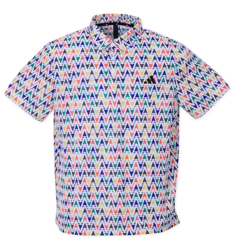 大きいサイズ メンズ adidas golf (アディダスゴルフ) マルチカラープリント半袖B.Dシャツ 