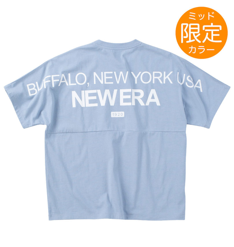 大きいサイズ メンズ NEW ERA (ニューエラ) DSTバースプレイス半袖Tシャツ バックスタイル