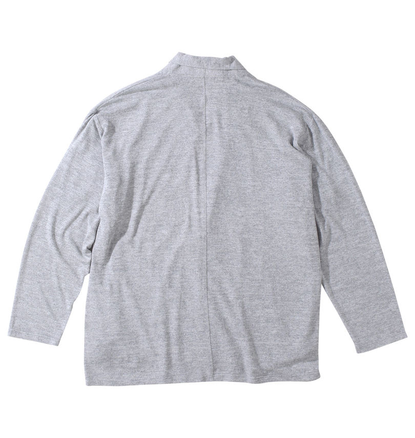 大きいサイズ メンズ launching pad (ランチングパッド) ショールジャケット+半袖Tシャツ バックスタイル