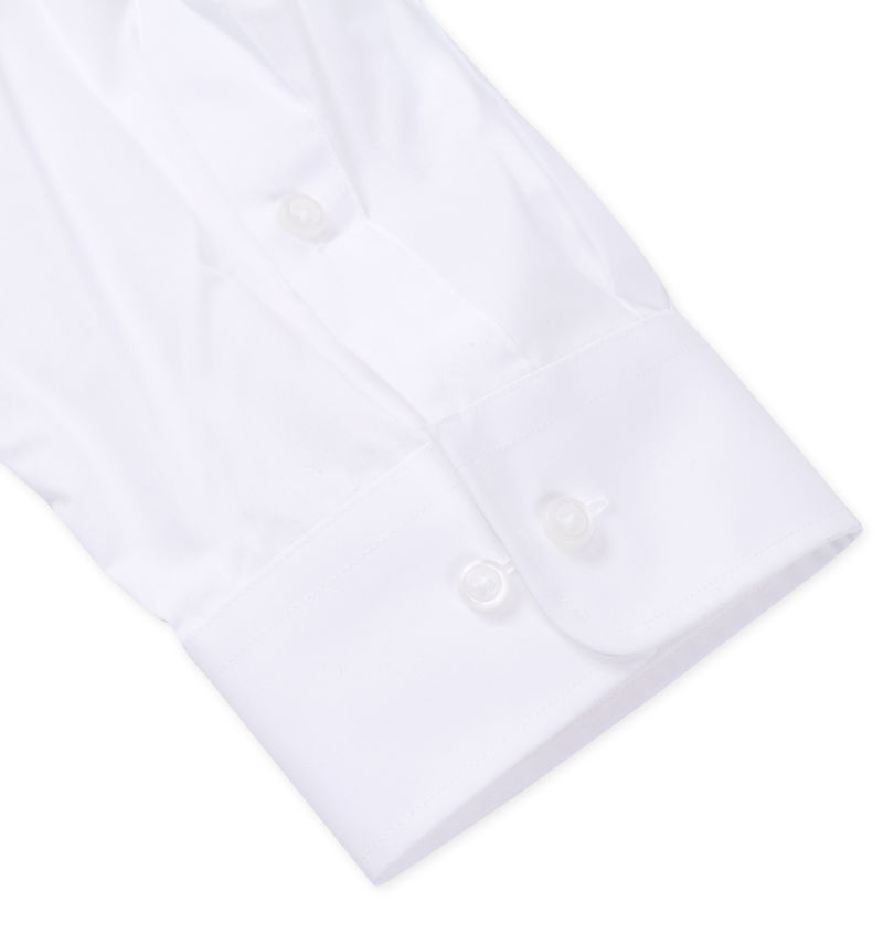 大きいサイズ メンズ MANCHES COLLECTION (マンチェス) レギュラーカラー長袖シャツ 袖口