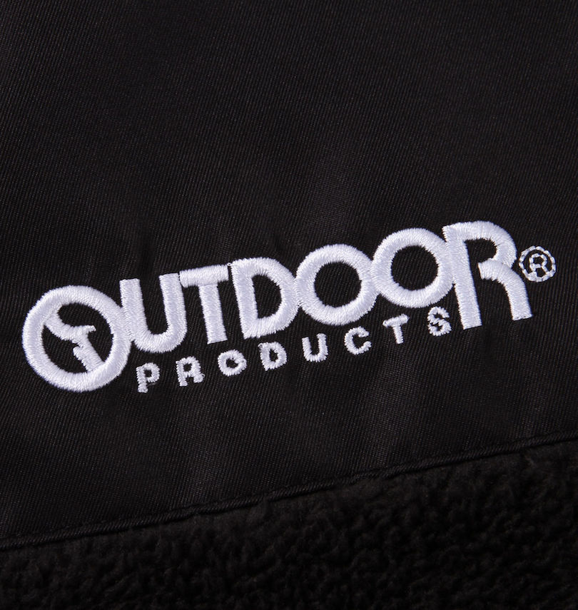 大きいサイズ メンズ OUTDOOR PRODUCTS (アウトドア プロダクツ) ボアフリースジャケット ポケット刺繍