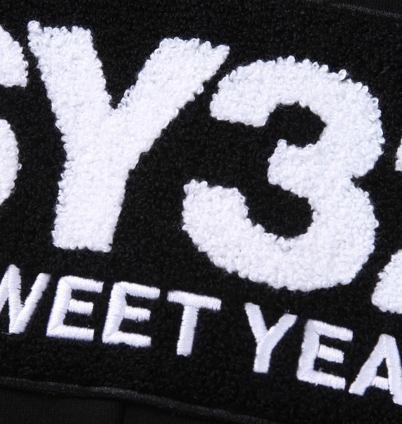 大きいサイズ メンズ SY32 by SWEET YEARS (エスワイサーティトゥバイスィートイヤーズ) サガラワッペンボックスロゴプルパーカー サガラ刺繍