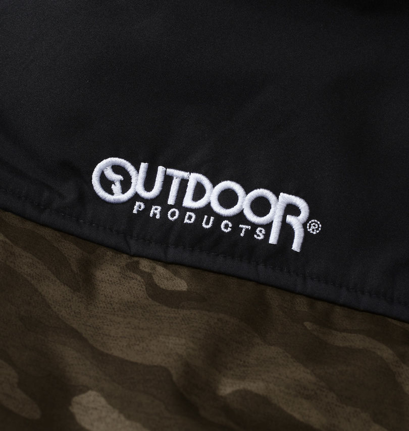大きいサイズ メンズ OUTDOOR PRODUCTS (アウトドア プロダクツ) デュスポ×裏フィルム中綿キルトジャケット 刺繍