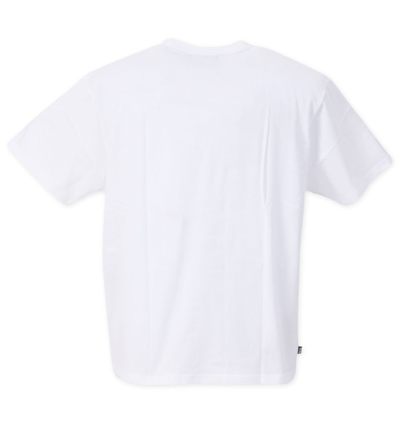 大きいサイズ メンズ SY32 by SWEET YEARS (エスワイサーティトゥバイスィートイヤーズ) スラッシュビッグロゴ半袖Tシャツ バックスタイル