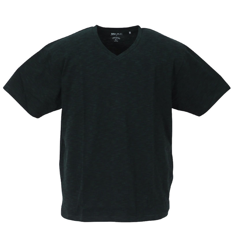 大きいサイズ メンズ Mc.S.P (エムシーエスピー) オーガニックコットン混スラブVネック半袖Tシャツ 
