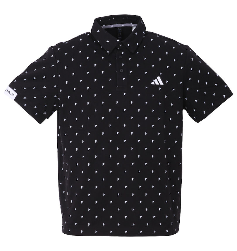 大きいサイズ メンズ adidas golf (アディダスゴルフ) アディダスロゴモノグラムプリント半袖B.Dシャツ 