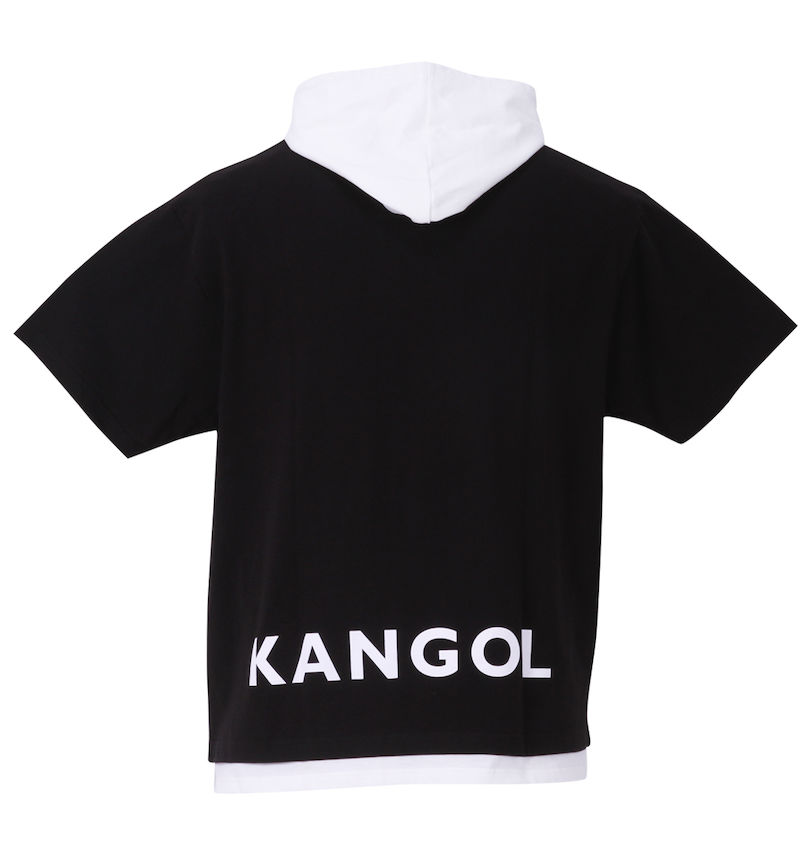 大きいサイズ メンズ KANGOL (カンゴール) 半袖Tパーカー バックスタイル