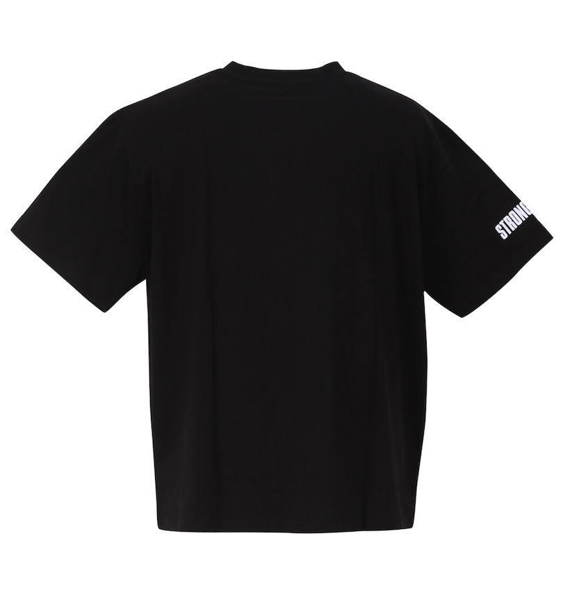 大きいサイズ メンズ 新日本プロレス (シンニホンプロレス) STRONG STYLE半袖Tシャツ バックスタイル