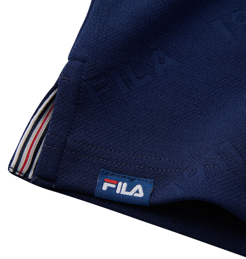 大きいサイズ メンズ FILA GOLF (フィラゴルフ) 半袖シャツ+インナーセット サイドスリット