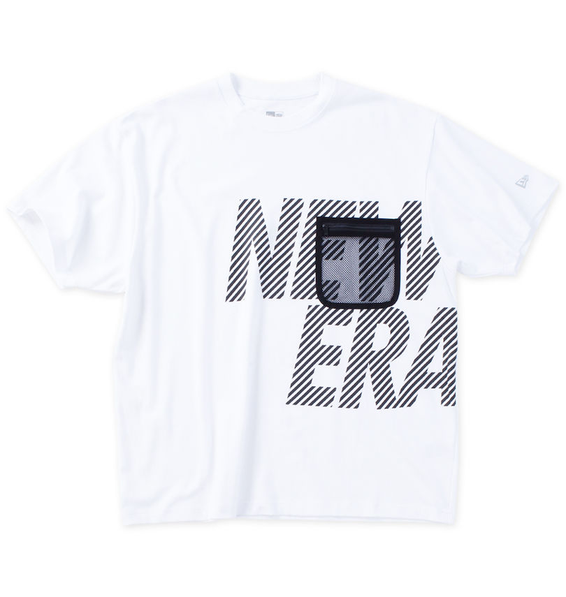 大きいサイズ メンズ NEW ERA (ニューエラ) PAメッシュポケット半袖Tシャツ 