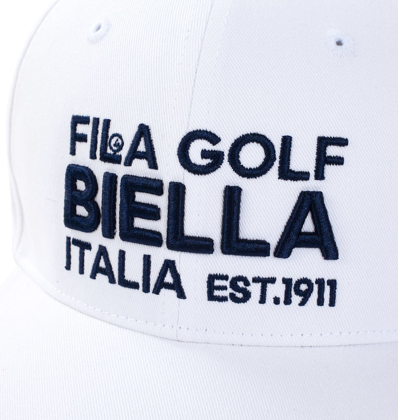 大きいサイズ メンズ FILA GOLF (フィラゴルフ) 柔らかツバツイルキャップ フロント刺繍