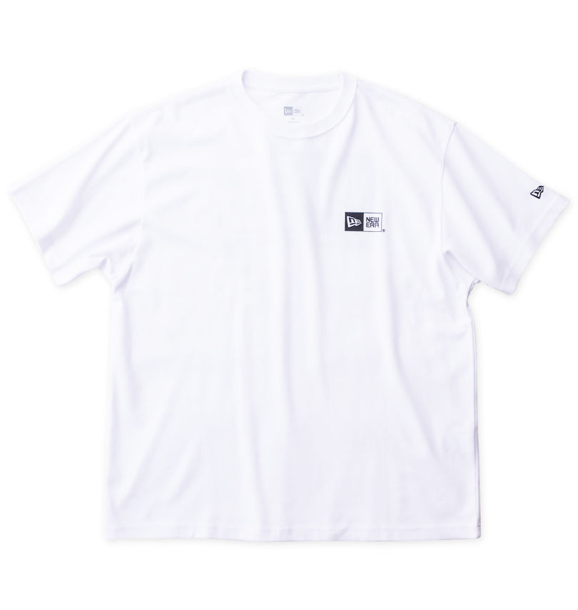 大きいサイズ メンズ NEW ERA (ニューエラ) ボックスロゴ半袖Tシャツ フロントスタイル