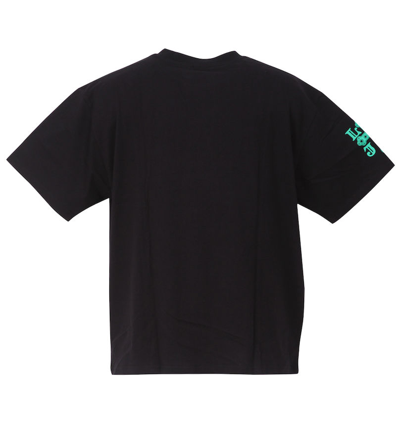 大きいサイズ メンズ 新日本プロレス (シンニホンプロレス) L・I・Jカラベラ半袖Tシャツ バックスタイル