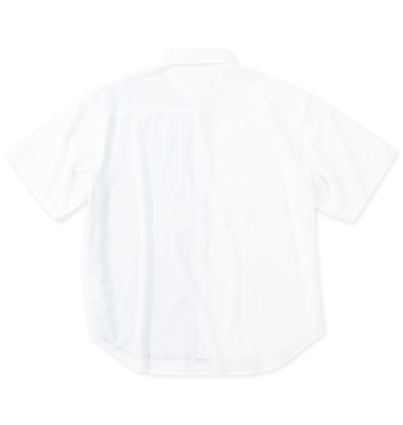 大きいサイズ メンズ Re:luxi (リラクシー) チェーン付ウォール柄半袖シャツ バックスタイル