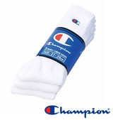 CHAMPION 3Pソックス ホワイト