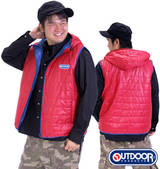 OUTDOOR リバーシブル中綿ベスト