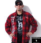 b-one-soul チェックシャツ+Tシャツ(半袖)