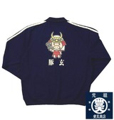 豊天 和柄ジャージ ネイビー