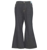 AVENUE ブーツカットデニムパンツ ブラック