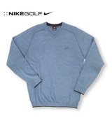 NIKE GOLF Vネックセーター ブルー