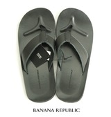 BANANA REPUBLIC レザーサンダル ブラック
