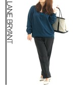 LANE BRYANT パンツ チャコールグレー