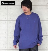 SOUTHPOLE クルーセーター パープル