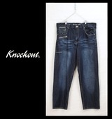 knockout デニムパンツ(L33) ネイビー