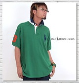 RALPH LAUREN ラガーシャツ グリーン