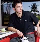SRIXON ポロシャツ(半袖) ブラック