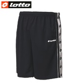 lotto DRYメッシュハーフパンツ ブラック
