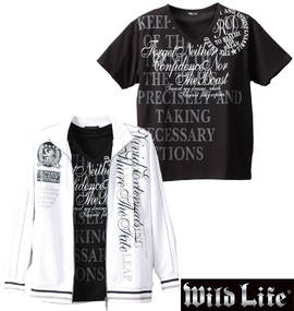 WILD LIFE フルジップジャージ+VT半袖
