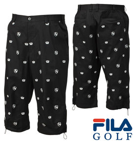 FILA GOLF ツイルストレッチ七分丈パンツ