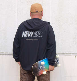 大きいサイズ メンズ NEW ERA (ニューエラ) ライトウインドジャケット