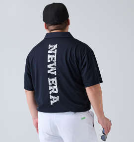 大きいサイズ メンズ NEW ERA®GOLF (ニューエラ®ゴルフ) バーチカルバンダナロゴ半袖ポロシャツ